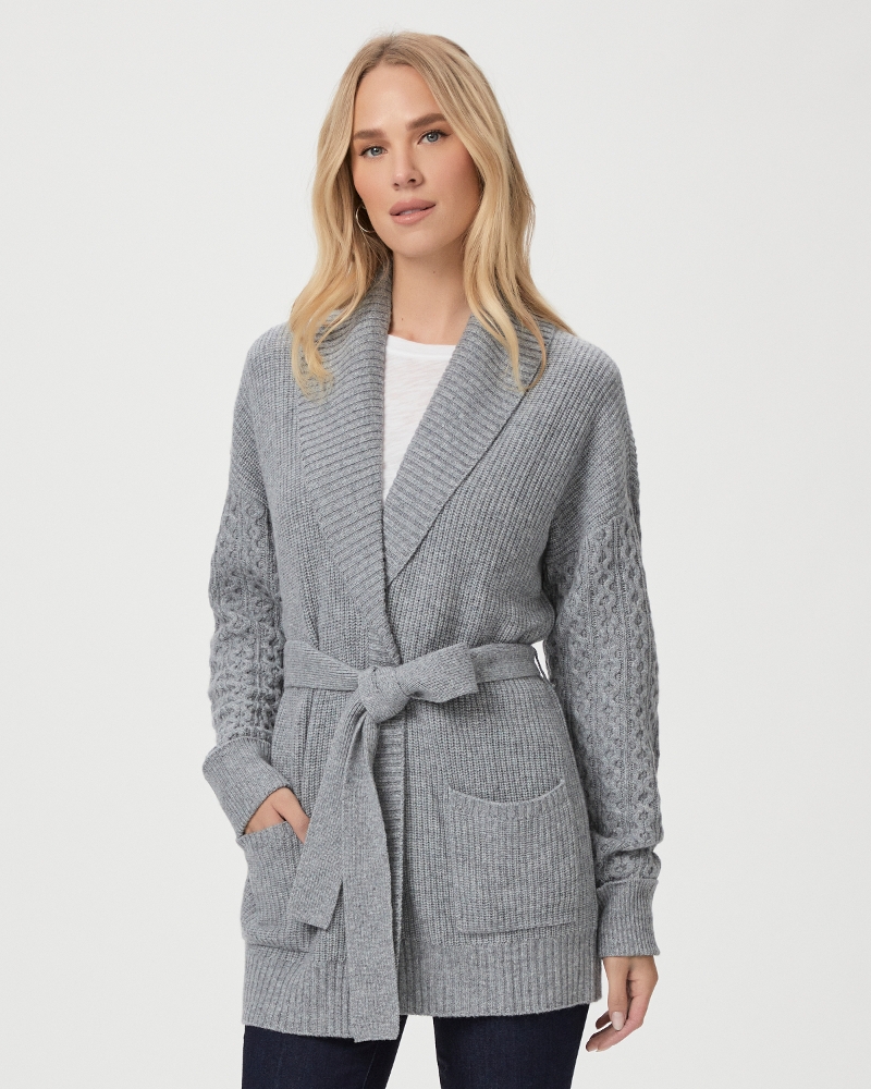 Emmaline Cardigan - Heather Grey